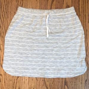 Soft Cotton Striped Skirt